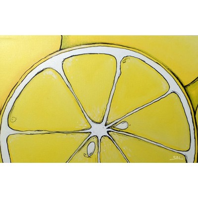 Carte de souhaits "Citrons" de Marie-Sol St-Onge
